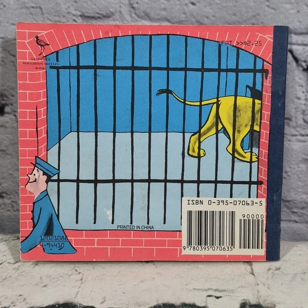 FEED THE ANIMALS by H. A. REY Lift the Flap Book Vintage picture book 1977